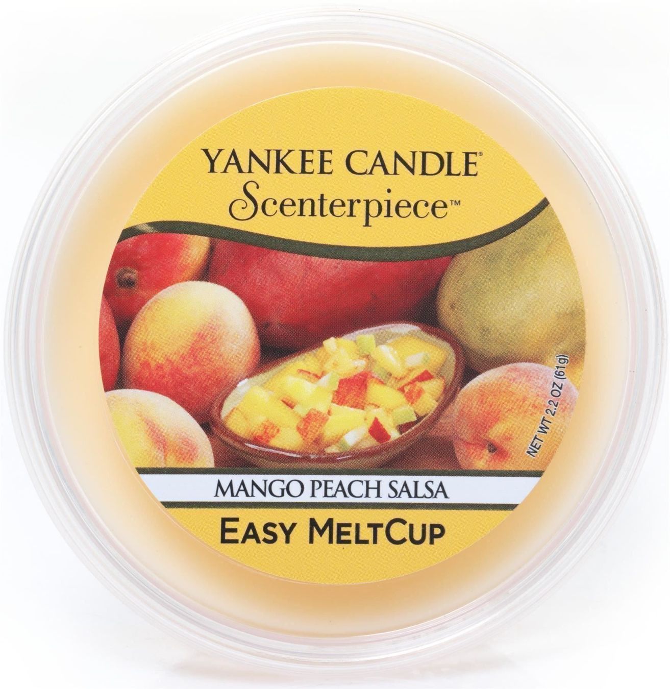 Yankee Candle Candele: Yankee Candle Mango Peach Salsa Melt Cup – Nuovo e nell'imballaggio originale da Langwiesen venduto da rtWebshop