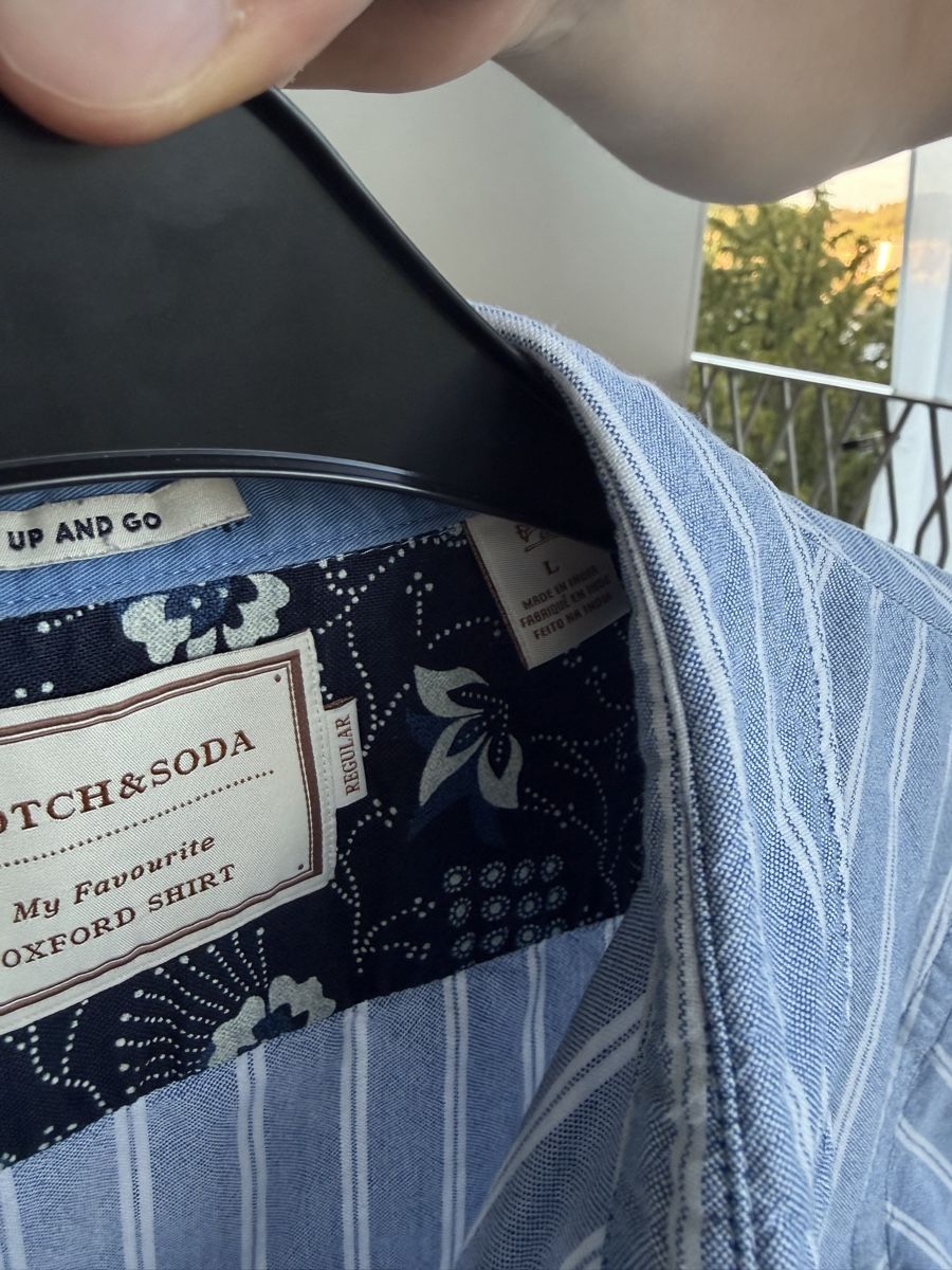 Maison Scotch Camicie: Scotch&Soda Herren Hemd, Grösse L – Usato da St. Gallen venduto da cecchiserain 2