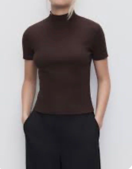 Zara Maglioni & Felpe: E1ETT S M /NP35CHF Lycra Schokoladenfarb Top Sleeve – Nuovo (secondo la descrizione) da Kölliken venduto da Hap-7 1