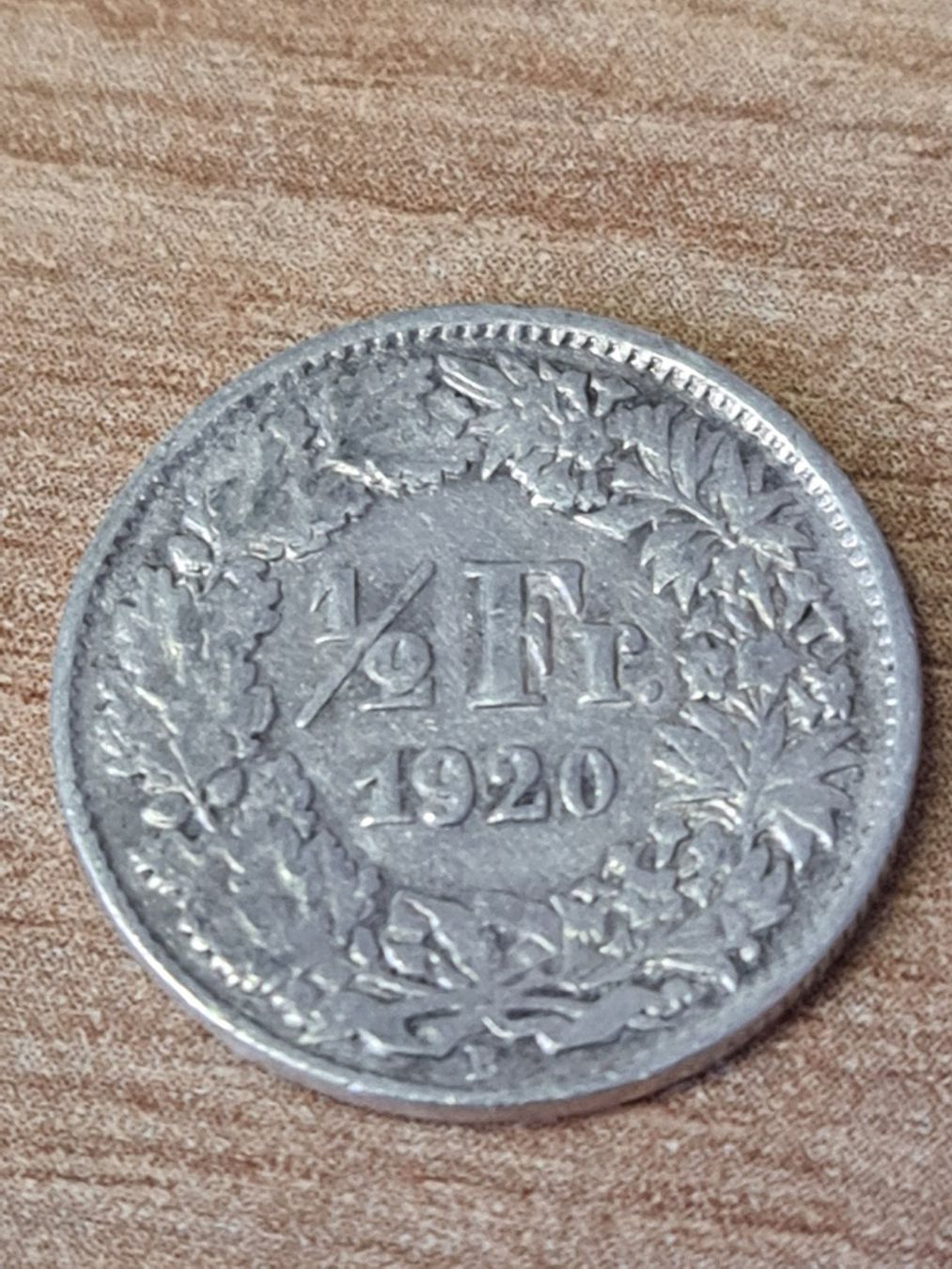 Tutti le monete: SCHWEIZER SILBER-MÜNZEN 1/2 FRANKEN 1920 - 1929 – Usato da Windisch venduto da MarcelS01 2