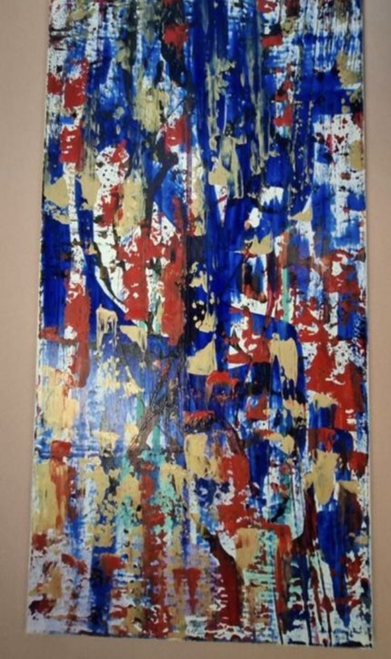 Gemälde: Gemälde " Tiefsee Glut" handmade 50×100 – Neu (gemäss Beschreibung) aus Riehen von Steinbock1970 1