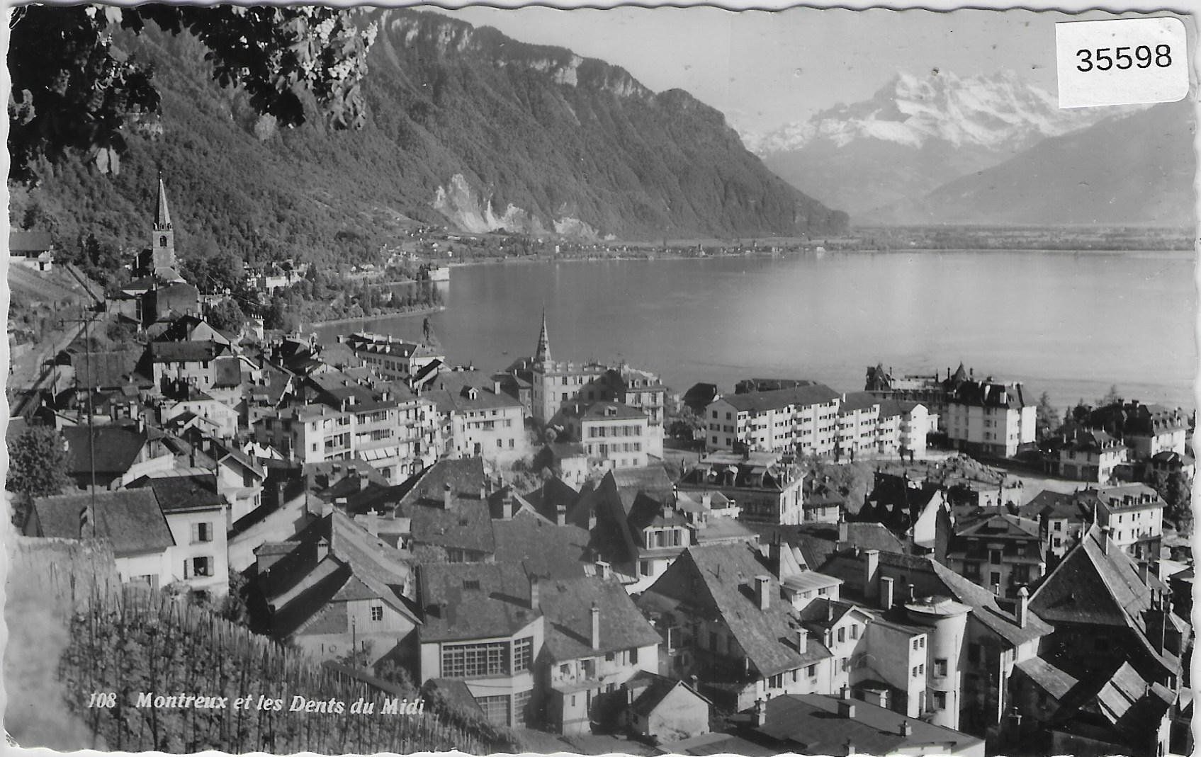 Cartoline postali: Montreux et les Dent du Midi – Usato da Ettingen venduto da Kartenplanet