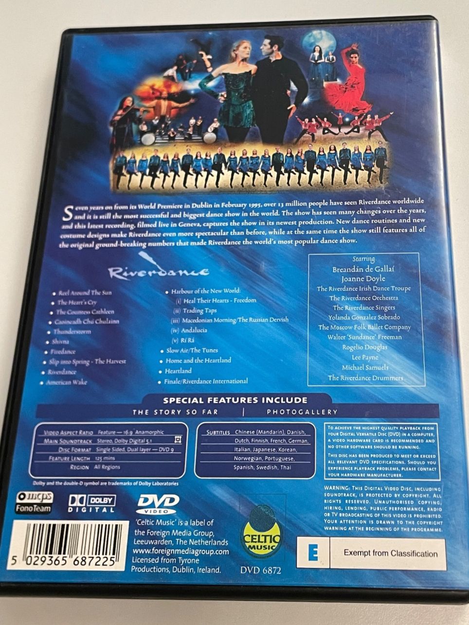 Tutti i DVDs: Riverdance – Usato da Muri b. Bern venduto da AdidasCollector 4