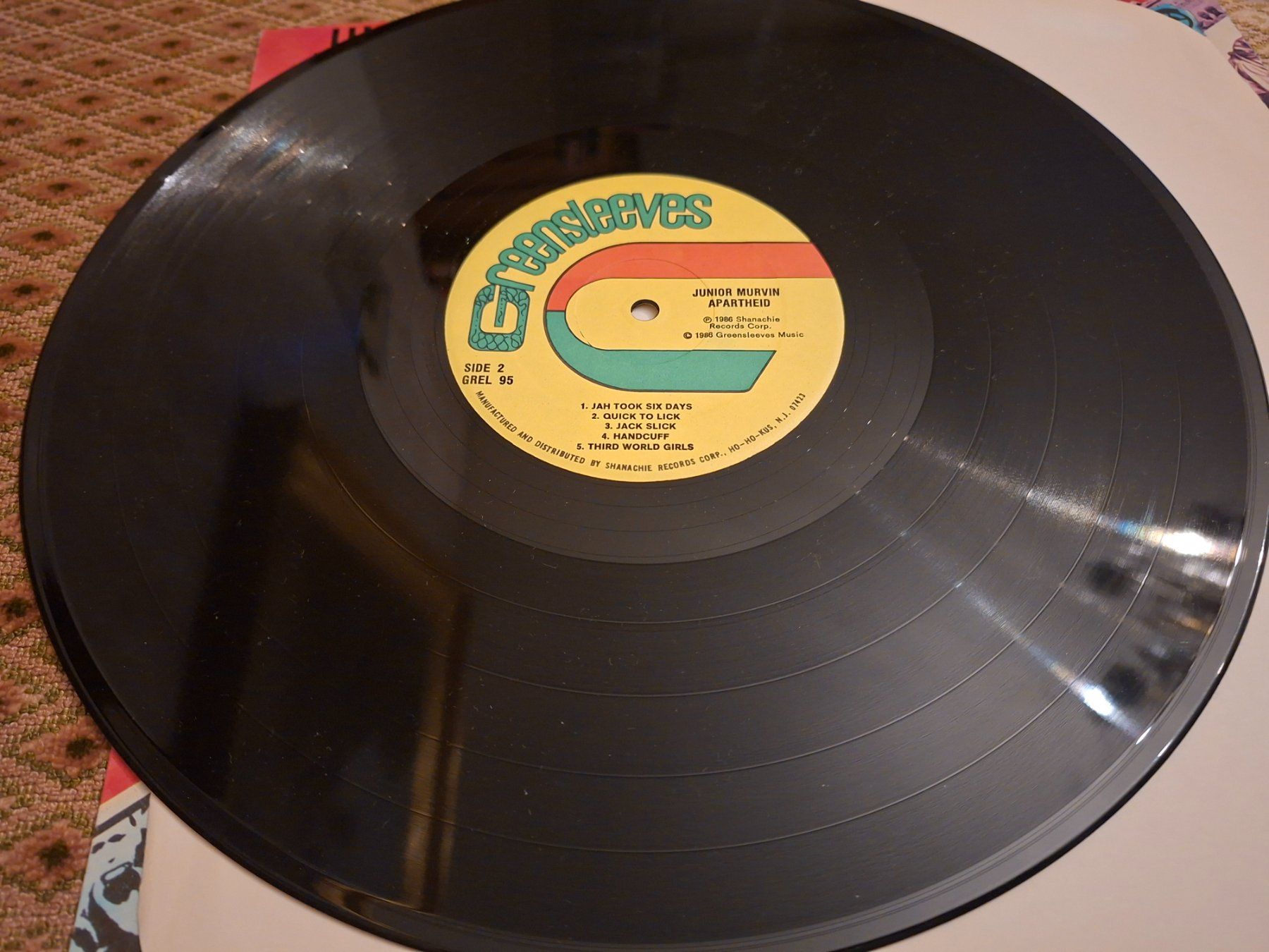 Dischi in vinile: Reggae LP - Junior Murvin - Apartheid - 1986 – Usato da Bernex venduto da Wannabehasbeen01 5