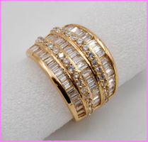 Bezaubernder Ring mit Zirkonia 18K Vergoldet