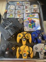 Nintendo 64 mit 12 Spielen und 5 Controller