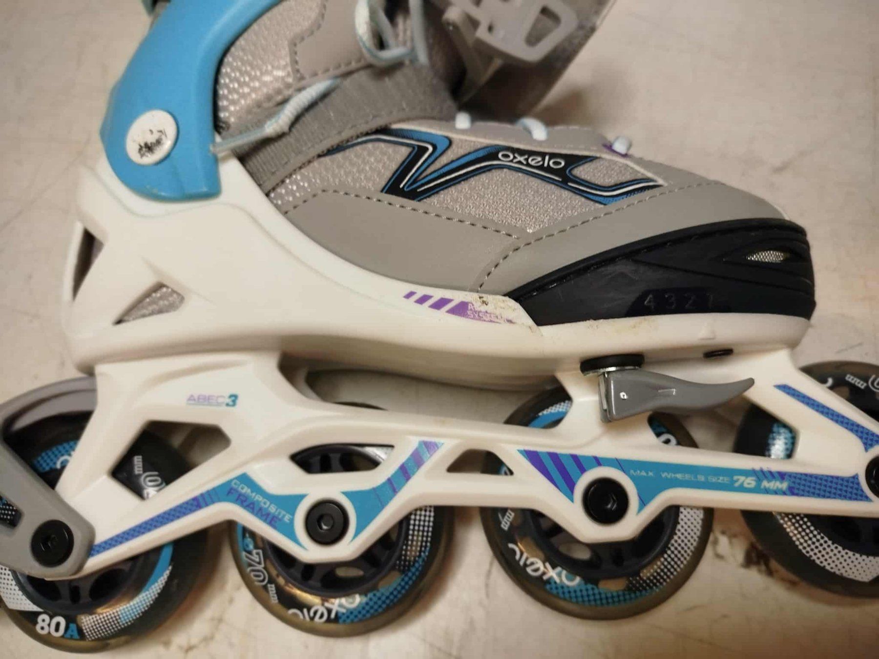 Pattini in linea & Pattini a rotelle: Patins à roulettes Oxelo – Usato da La Chaux-de-Fonds venduto da Emmaus2300CDF 3