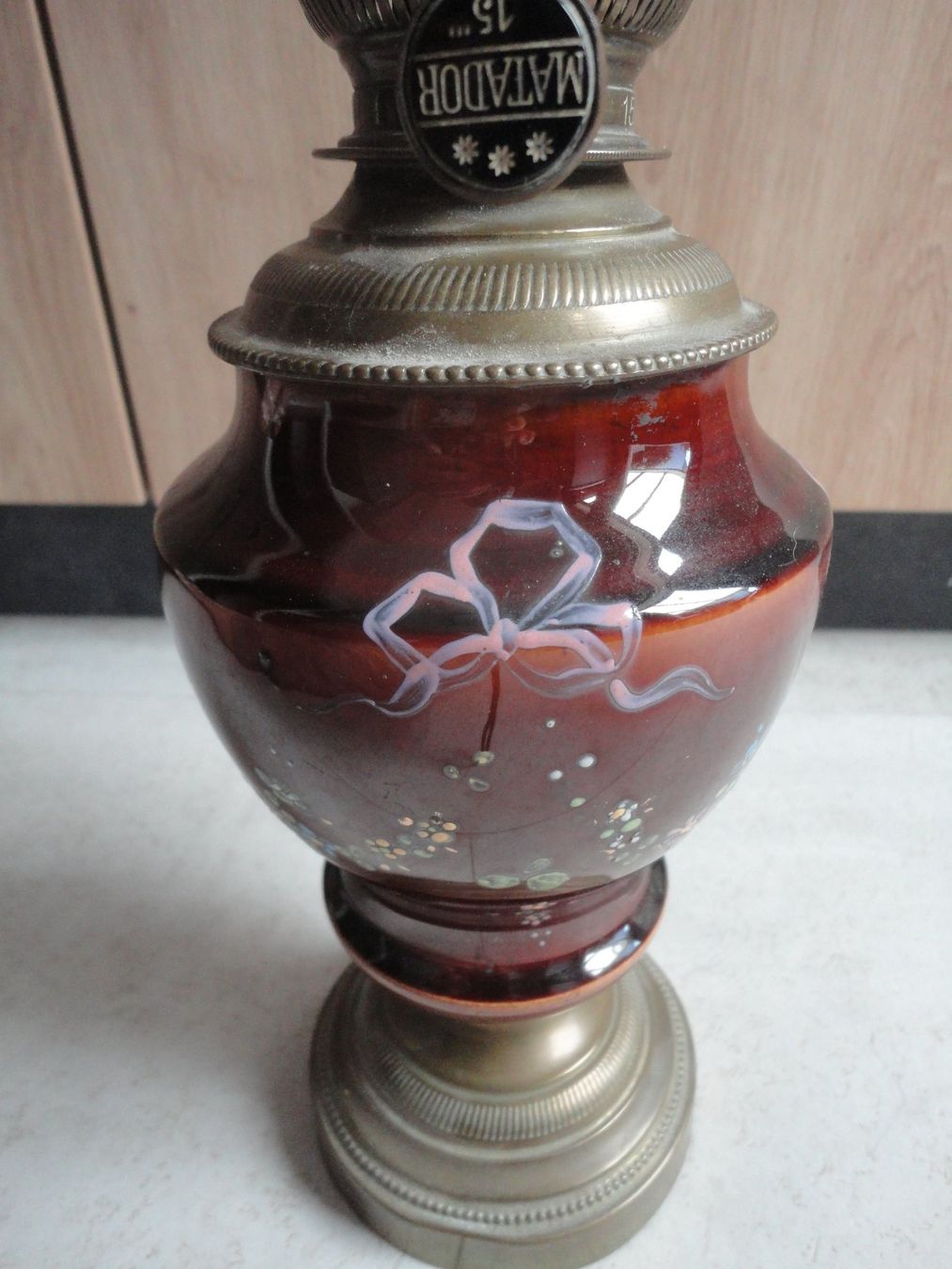 Lampes: Antike Petroleumlampe – D'occasion à Gelterkinden par Gimbo2 4