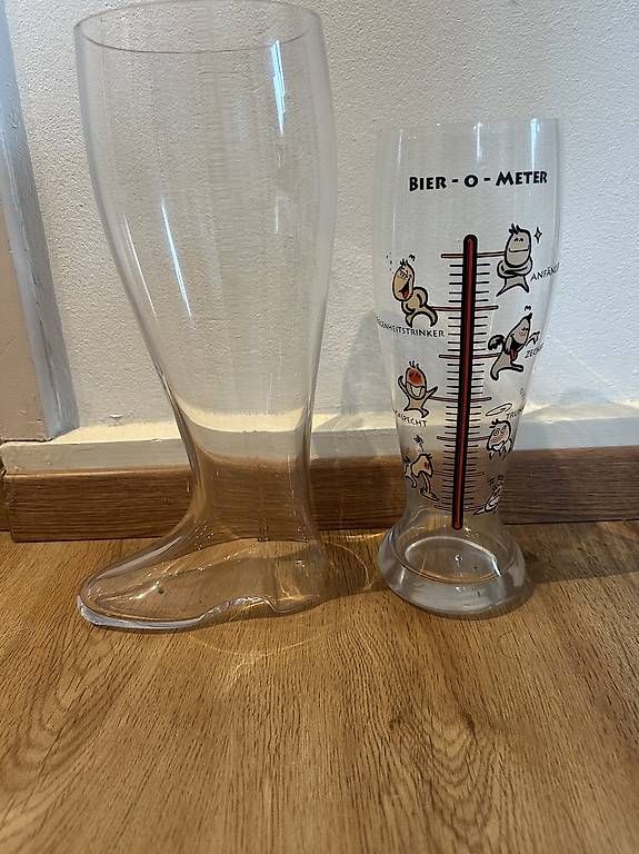 Bicchieri: Bierstiefel & Bier'o'Meter – Usato da Grenchen venduto da ChristinaNik