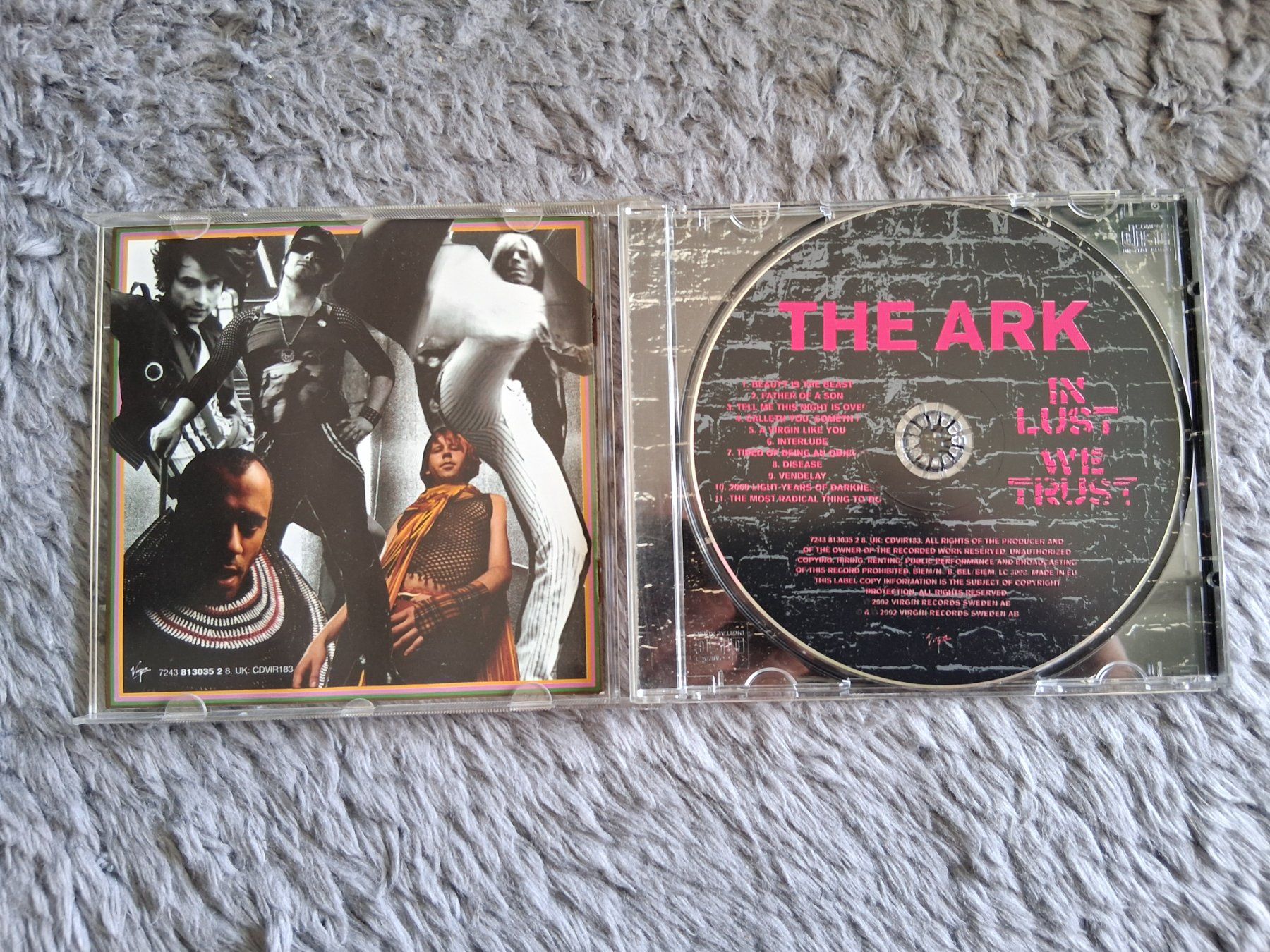 CD: THE ARK    IN LUST WE TRUST       CD – Usato da Wetzikon ZH venduto da Ramones01 2