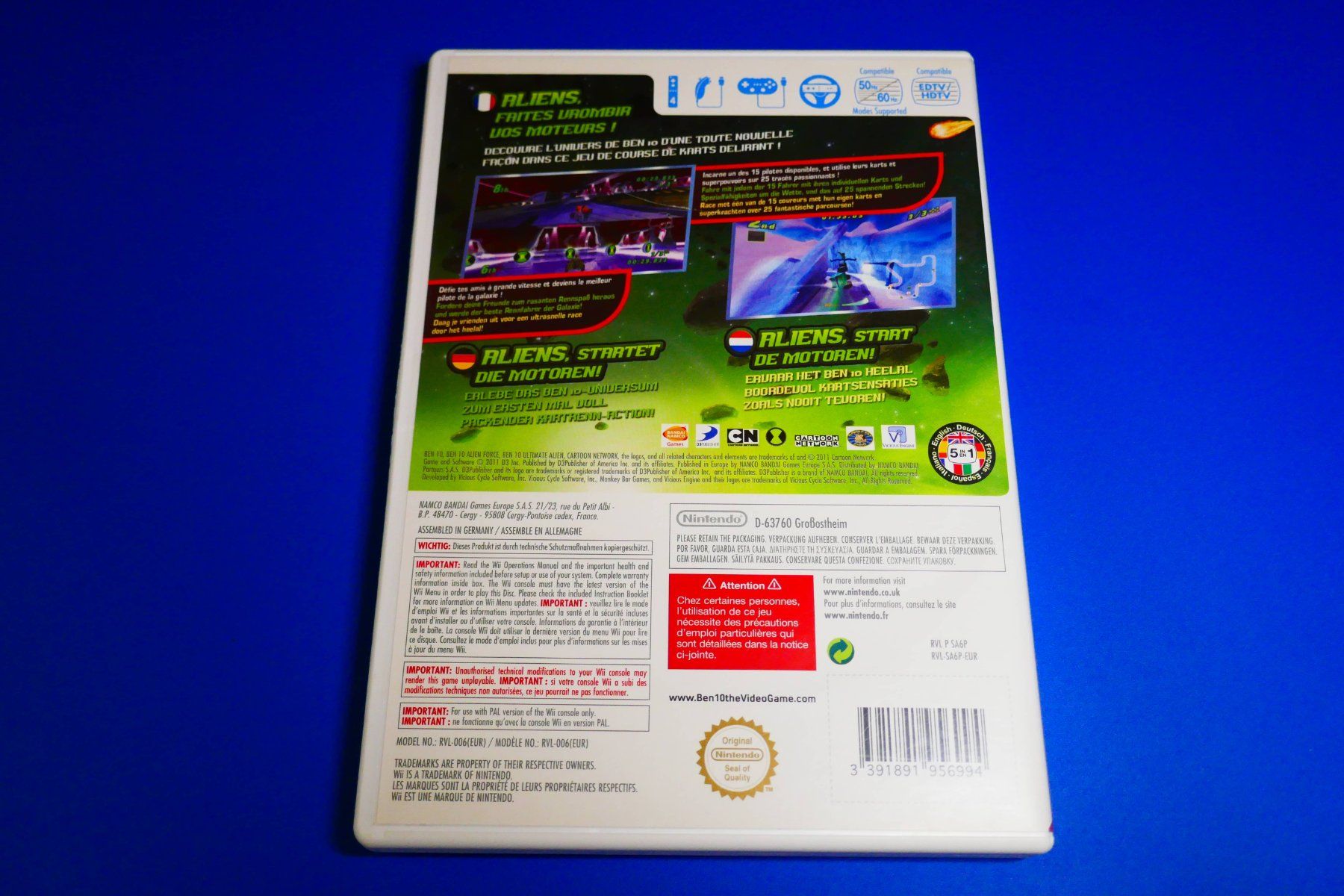 Nintendo Giochi: Ben 10 : Galactic Racing - Nintendo Wii – Usato da Vuarrens venduto da Espace-Retro 2