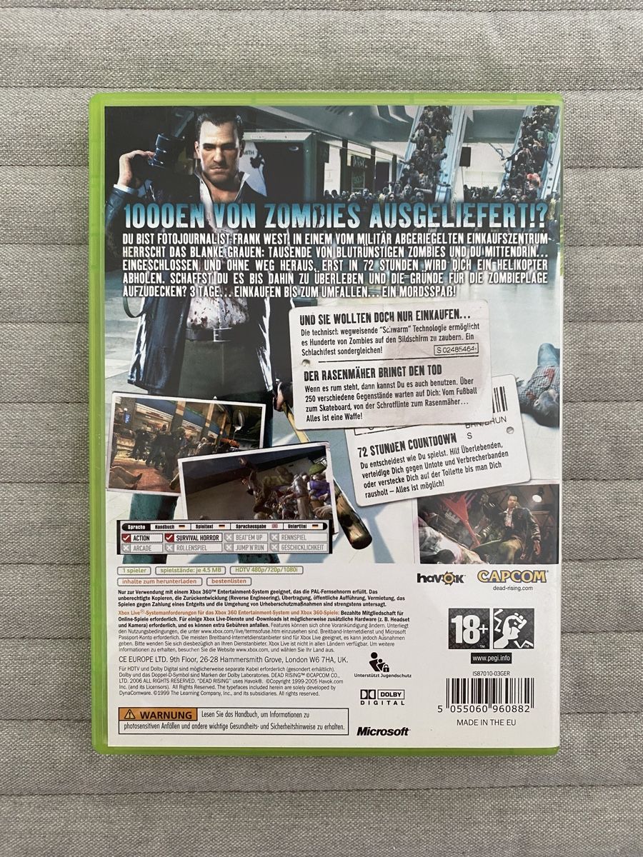 Microsoft Giochi: Deadrising für Xbox 360 – Usato da Thunstetten venduto da Virus_33 2