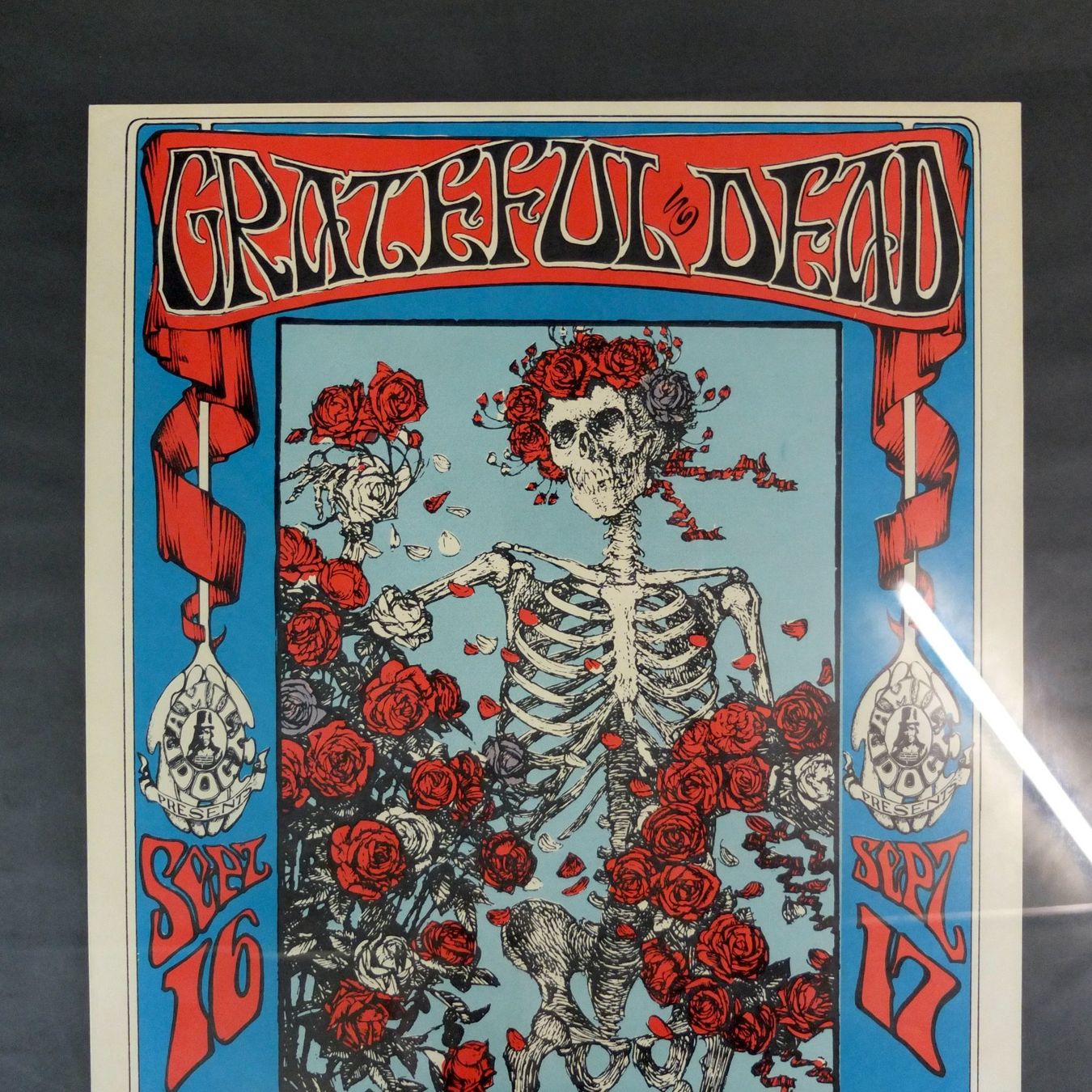Poster & Bilder: Grateful Dead "Skull and Roses” Poster, Avalon 1966 – Gebraucht aus Basel von  3