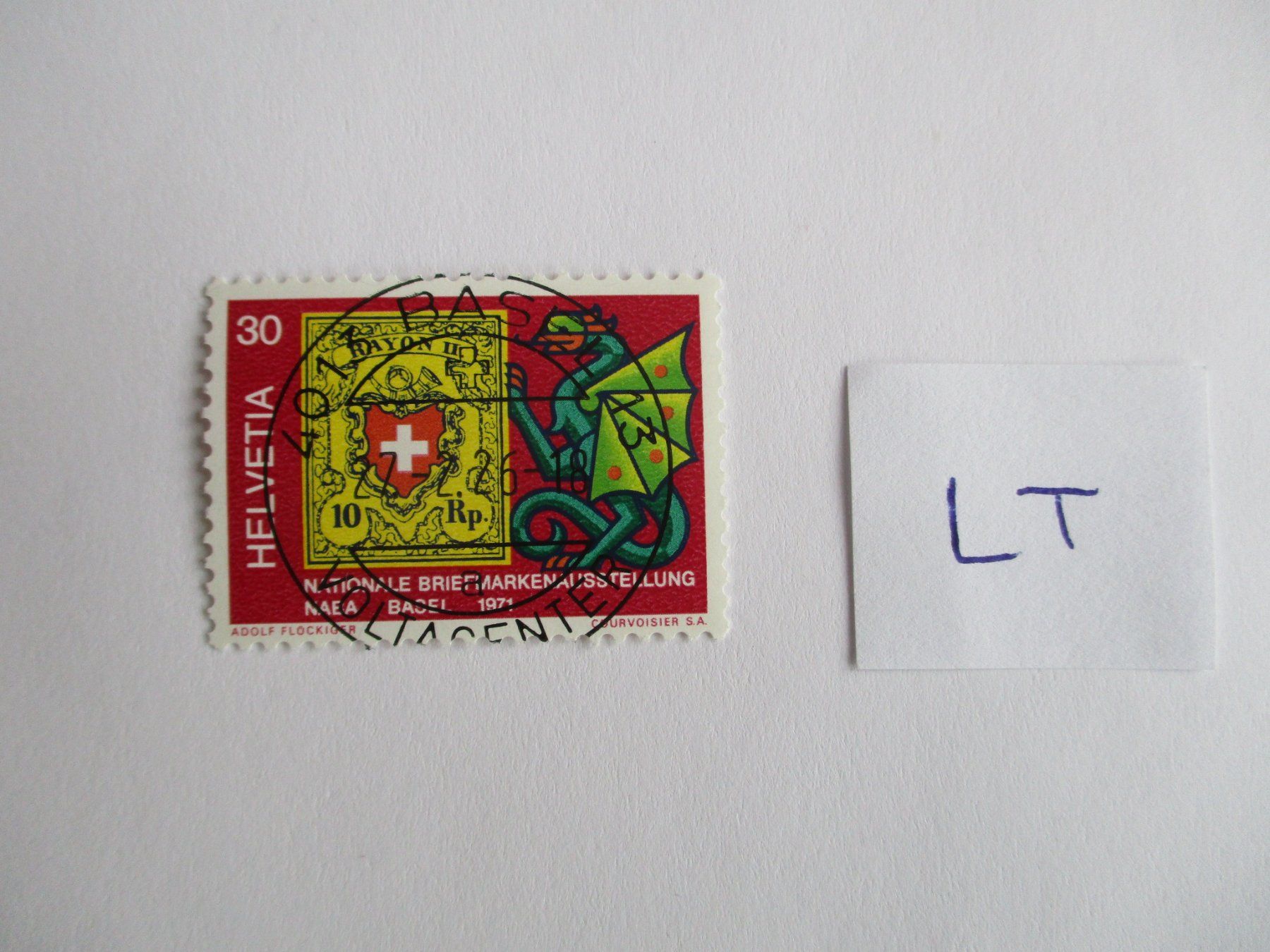 Alle Briefmarken: Voll Letzttagsstempel der Poststelle Basel 13 Voltacenter – Gebraucht aus Langnau b. Reiden von Aktuell88