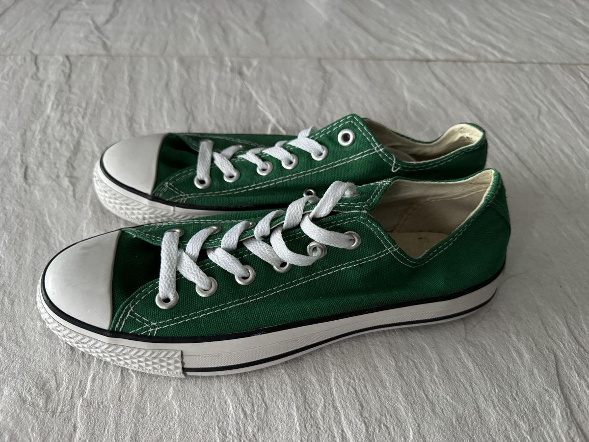 Converse Scarpe da uomo: Converse vertes, Taille 40 Europe, Neuves – Nuovo (secondo la descrizione) da Vallamand venduto da eli_tk9d 2