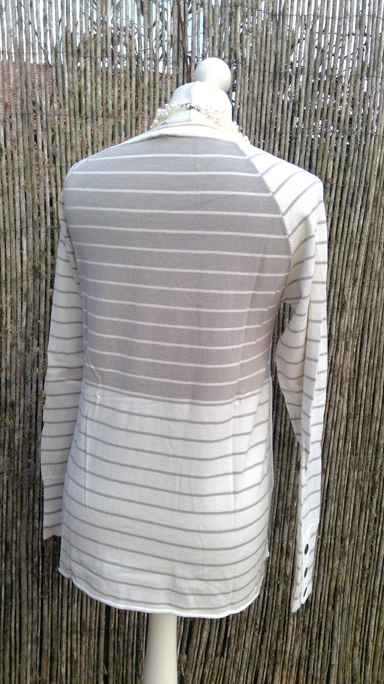 Maglioni & Felpe: Pullover rayé gris & blanc SPOT, taille M/L, NEUF – Nuovo e nell'imballaggio originale da Agiez venduto da chouchanelle 5