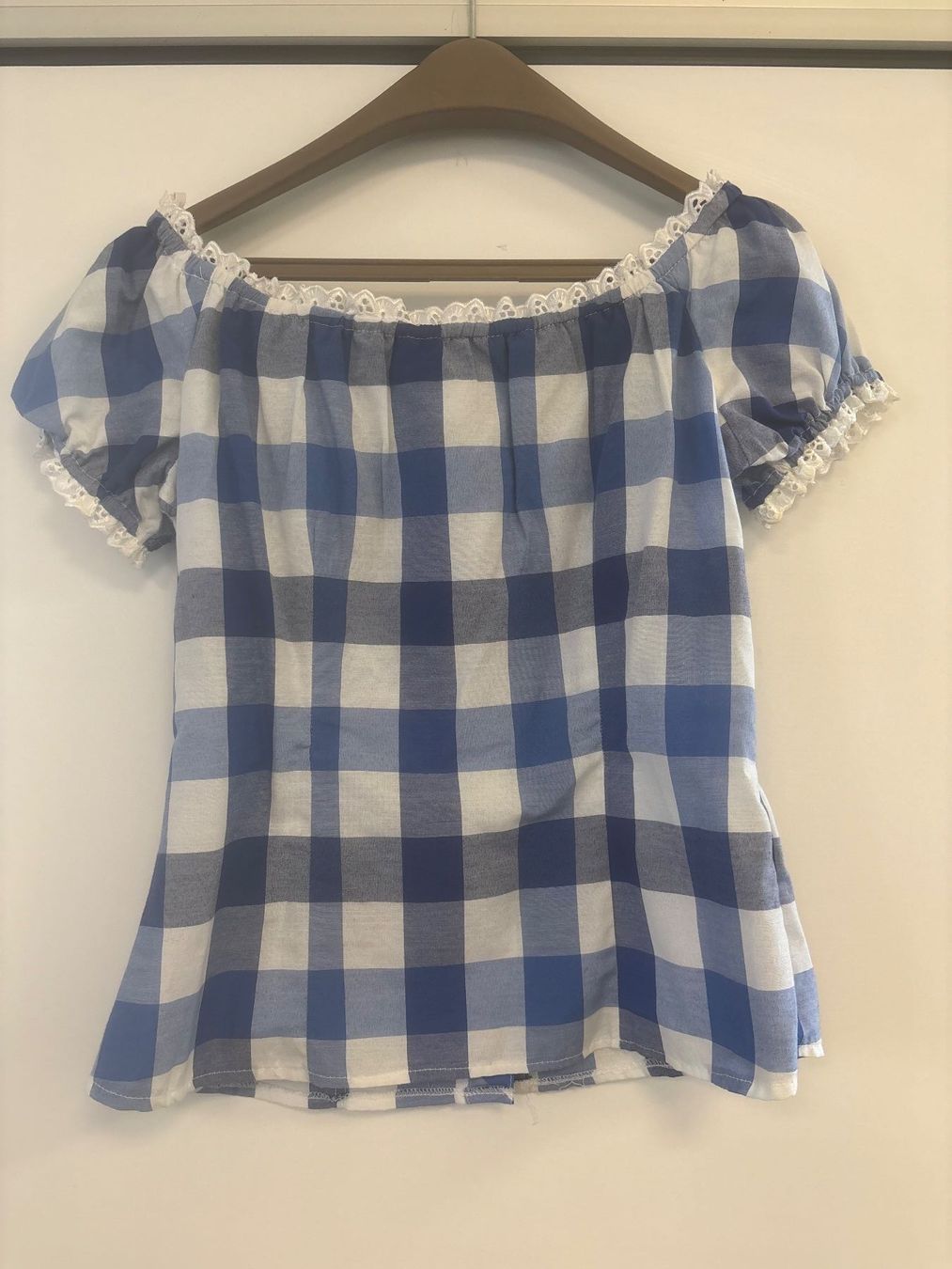 Blusen: Karierte Bluse blau - Oktoberfest Gr. XS – Neu (gemäss Beschreibung) aus Brügg BE von doppelsalchow 3