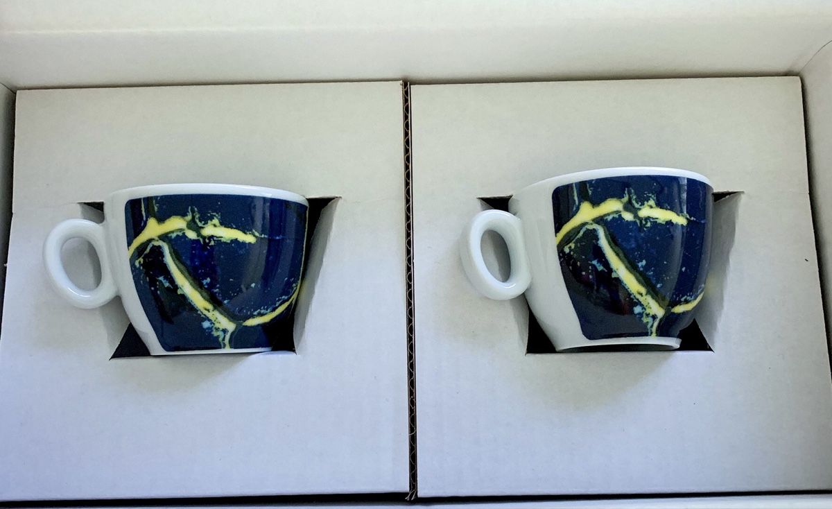 Tazze: Designer Espresso Tassen – Nuovo e nell'imballaggio originale da Zollikerberg venduto da Superfischli.