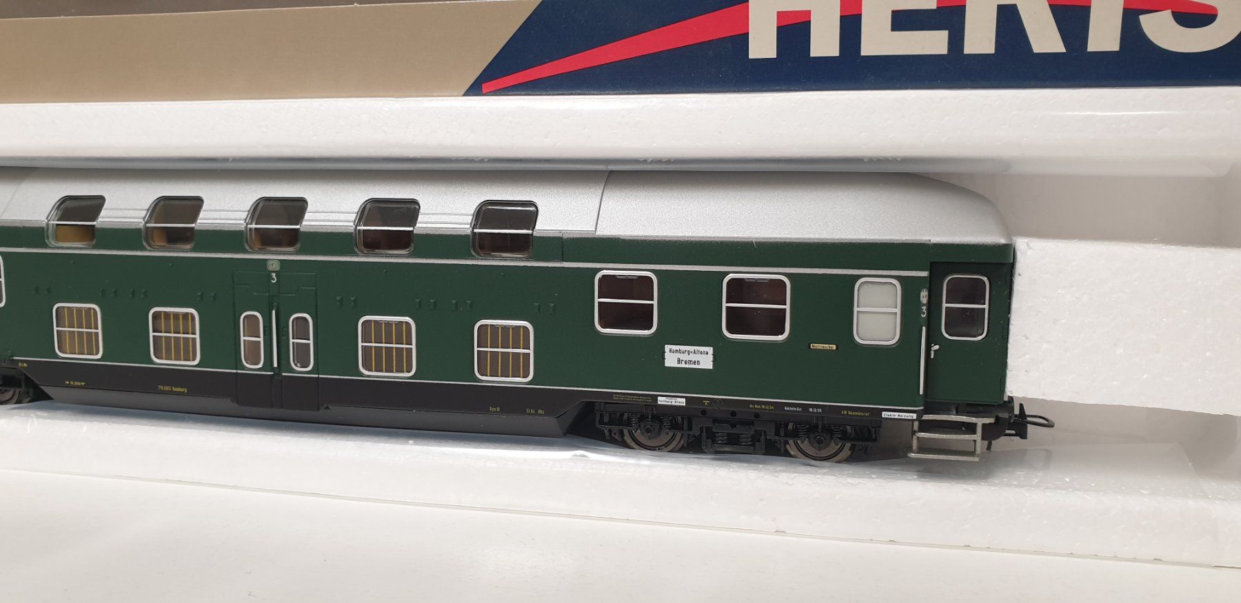 Modellini di ferrovie: Heris DB  Doppelstock  H0/DC – Nuovo (secondo la descrizione) da Neuenhof venduto da ludovicco 2