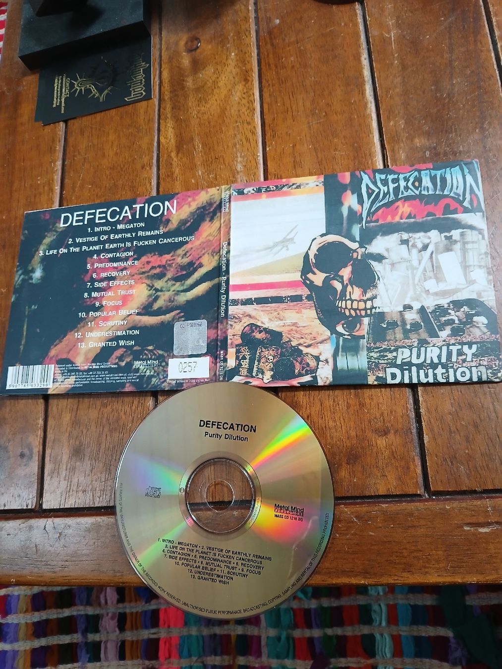 CD: defecation- purity...(digi) – Usato da St-Cergue venduto da VeganWarrior