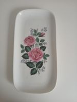 Vintage Royal Bavaria Germany Porcelain Dish Roses Decor