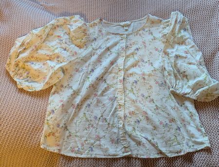 Bluse H&M Leinenmix XL