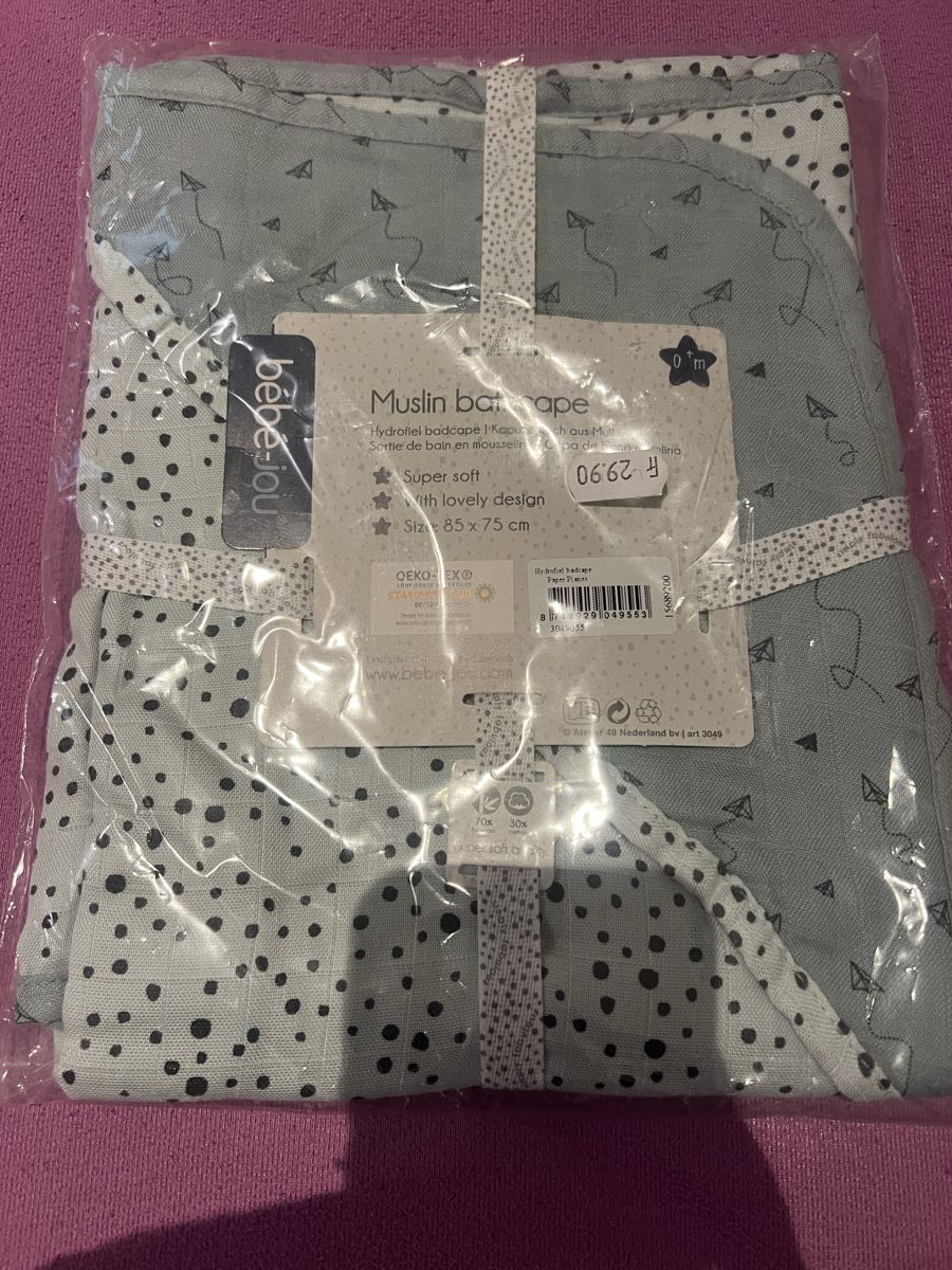 Sonstige Kleidung & Accessoires: Muslin bathcape bebe you neu – Neu und originalverpackt aus Triesen von Yellow1818