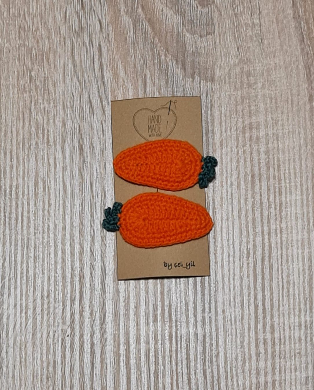 Accessori per capelli: Haarspangen handgemacht "Rüebli" – Nuovo e nell'imballaggio originale da Grafstal venduto da sel_yil