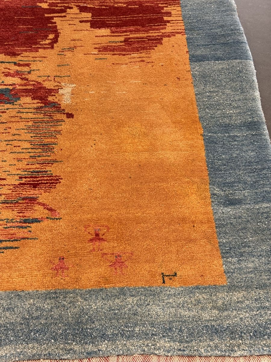 Tapis: Gabbeh Orange/Blau – D'occasion à Liestal par galerie_nategh 5