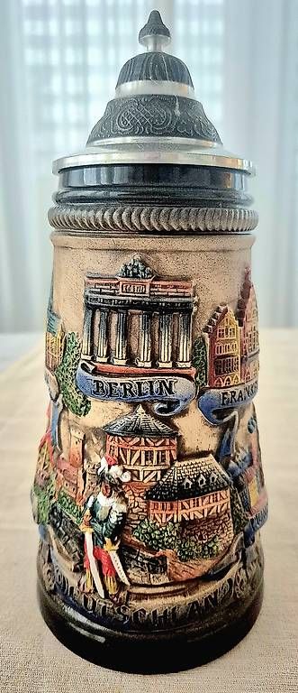 Gläser: Bierkrug handbemalt 0.5 l limited Edition – Gebraucht aus Wetzikon ZH von Juergen_B