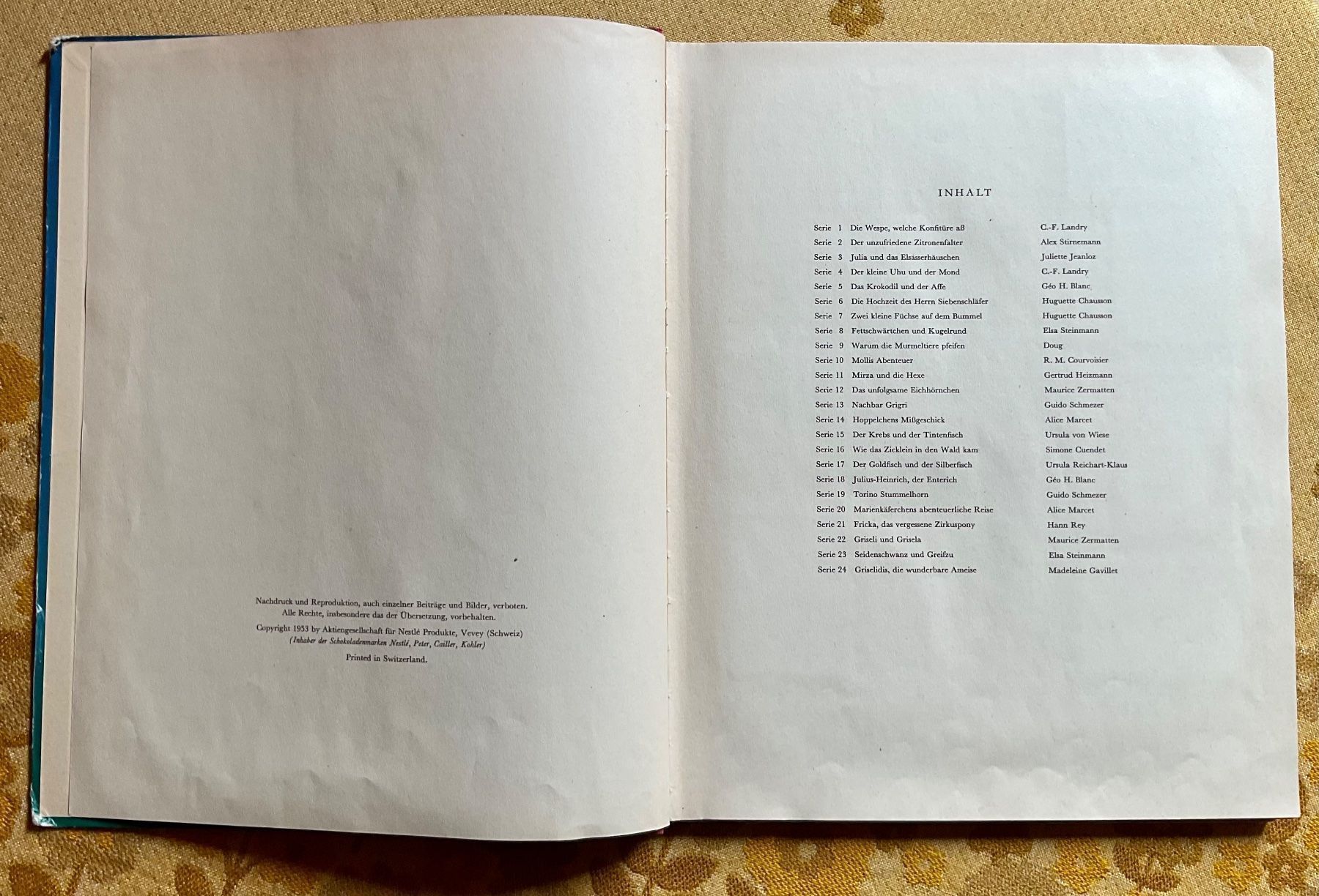 Livres: 24 neue Tiermärchen von 1953 ? – D'occasion à Endingen par nathan05 3