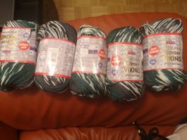 5 x 100 g Knollen. 100%acrylic