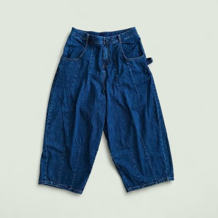 29 studio baggy barrel leg jeans with front seams