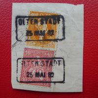 1882: 66A+46 MISCHFRANKATUR OLTEN Kat: 2'750.-