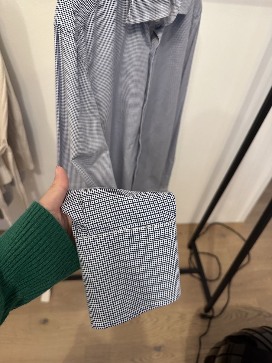 Camicie: Cotton Shirt Blue Checkered Pattern – Nuovo (secondo la descrizione) da Rüschlikon venduto da juz_2t2j 4