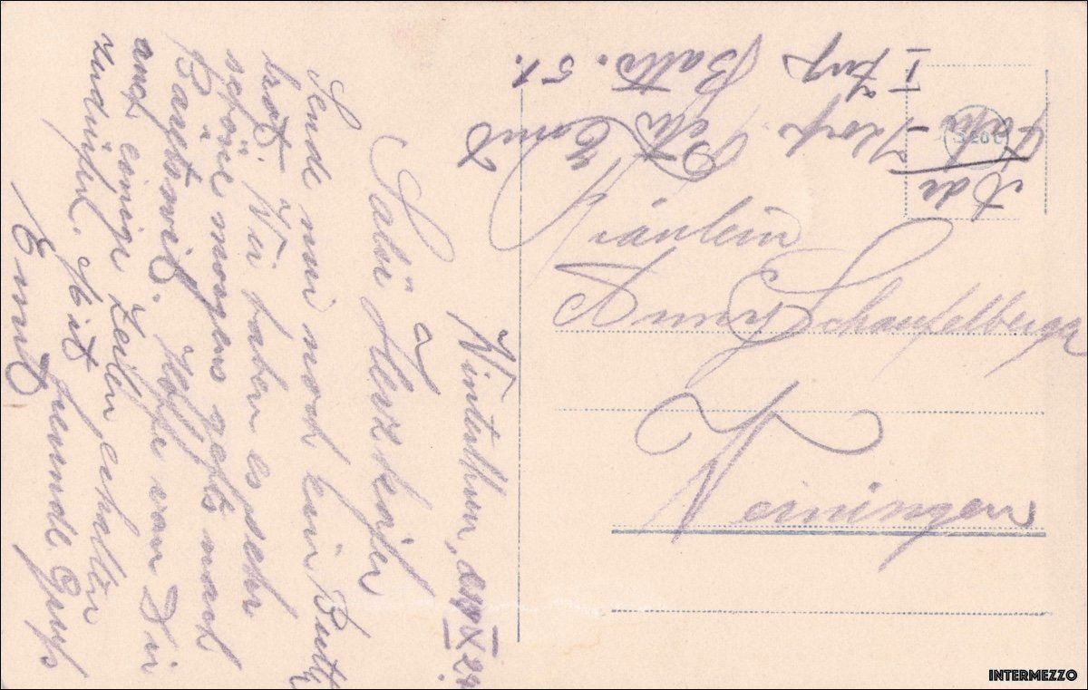 Cartoline postali: Winterthur // Bahnhofplatz Tram 1924 – Usato da Basel venduto da intermezzo12 1