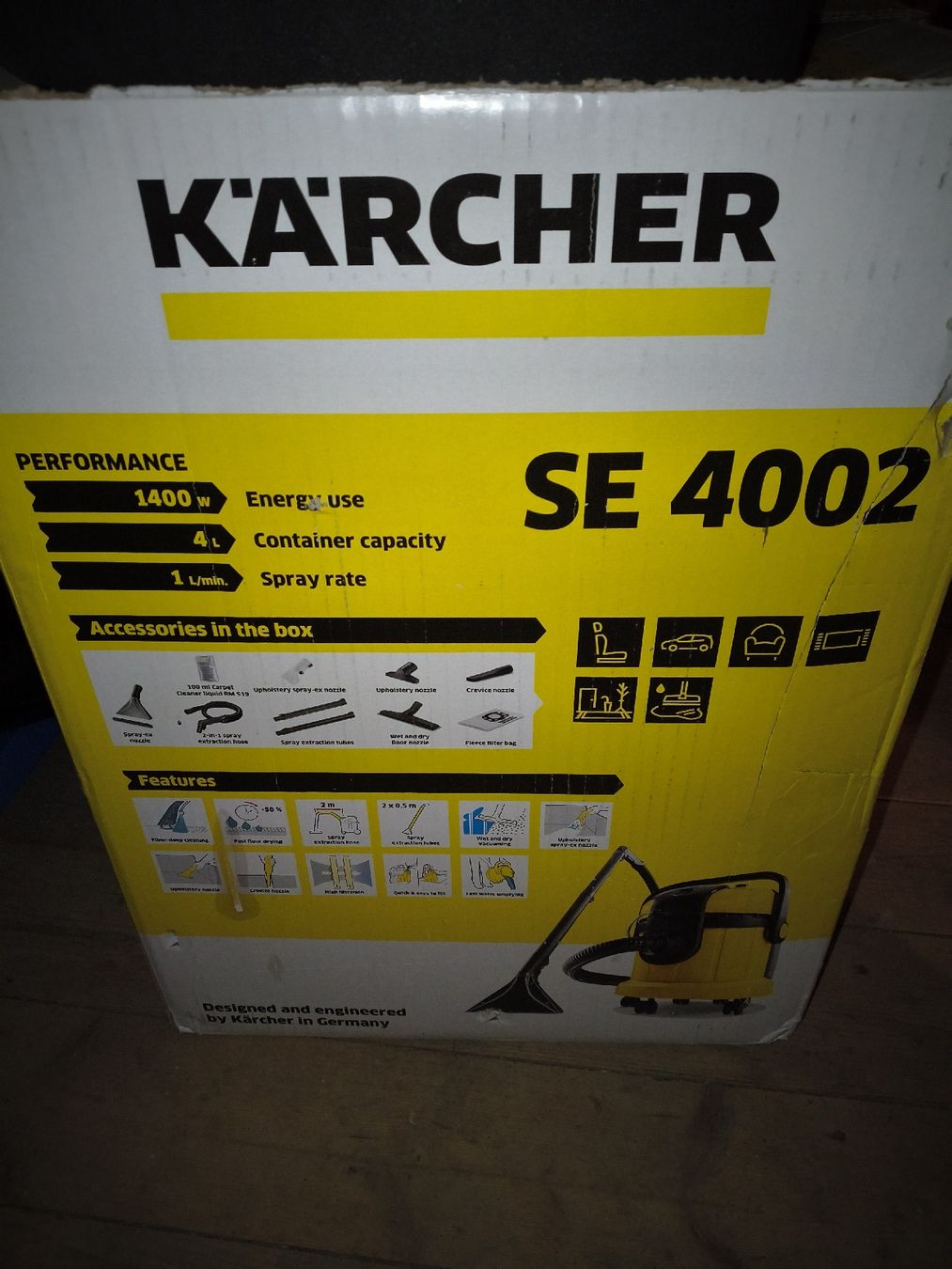 Kärcher Aspirapolveri & Accessori: Kärcher Waschsauger SE 4002 – Difettoso da Bühler venduto da nicola1985