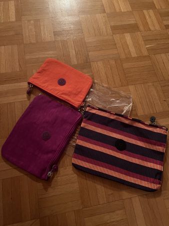 Set von 3 Kipling Etui Neu, lot de 3 pochettes Kipling neuve