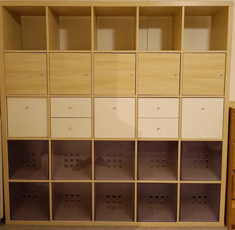 IKEA Kallax / Expedit Regal 5x5 inkl. Einsätze Kaufen auf Ricardo