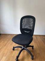 Office chair swivel black mesh backrest used condition