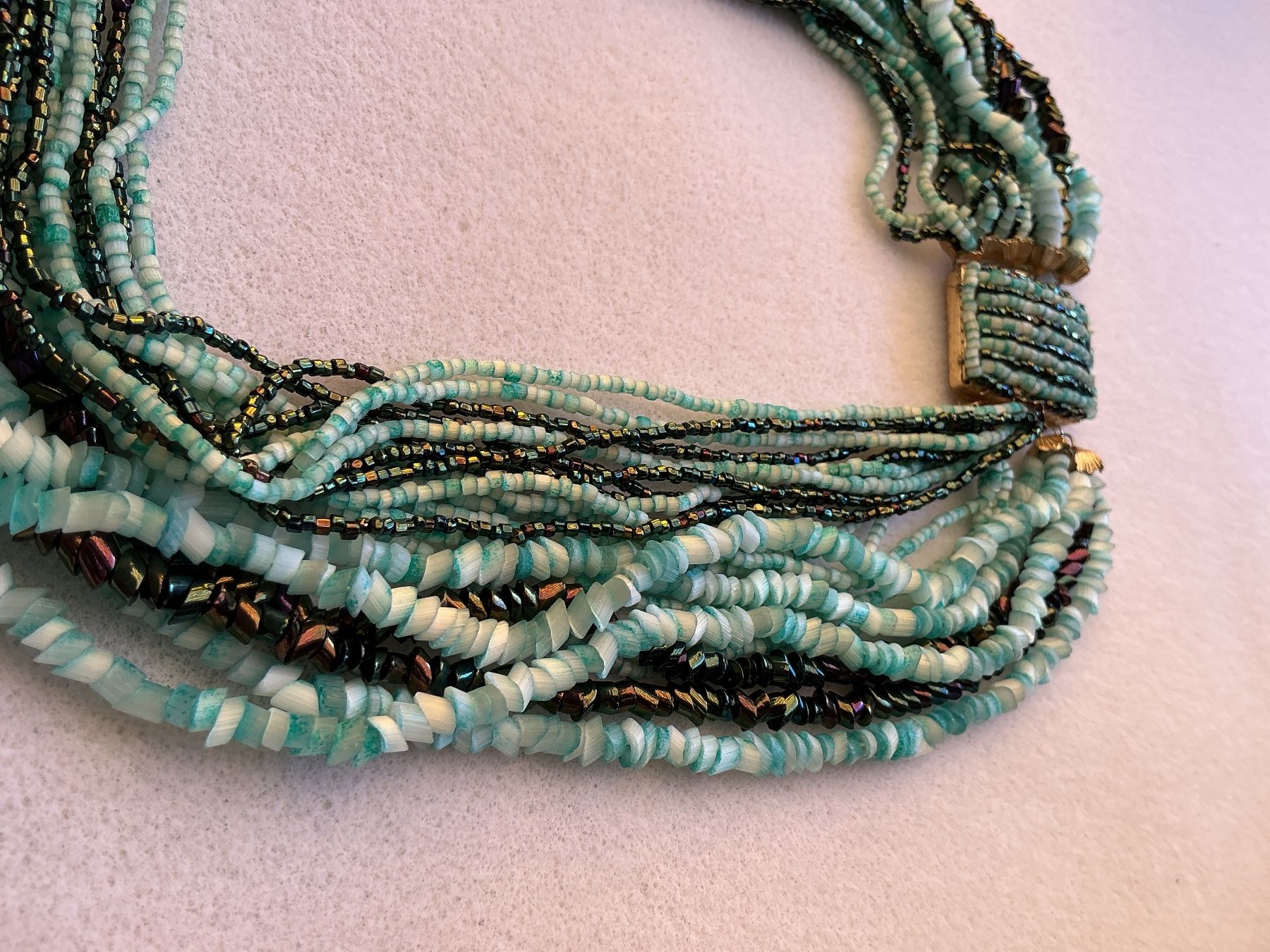 Gablonzer Colliers: Gablonzer Collier mehrreihig  o – D'occasion à Wettingen par Andres54 3