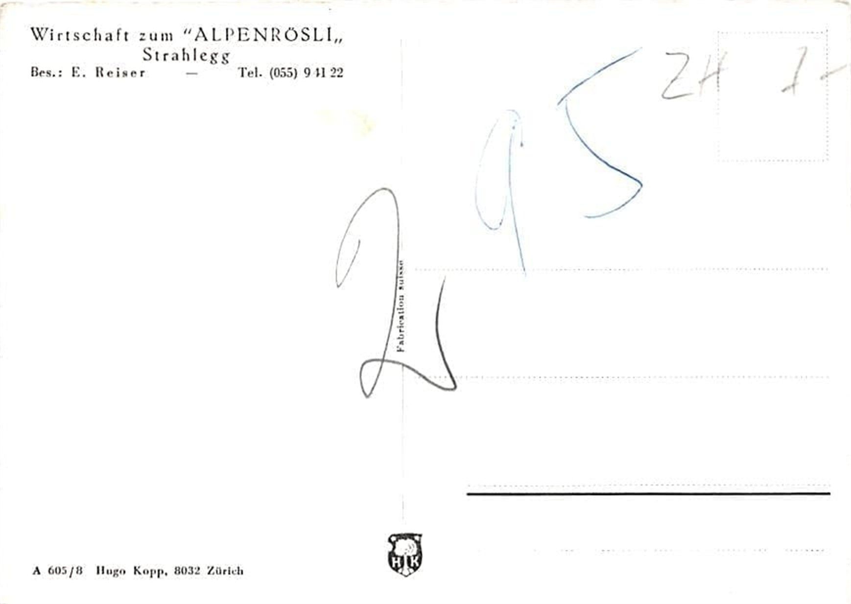 Cartes postales: Fischenthal, Strahlegg ob Steg – D'occasion à Ottikon b.Kemptth. par Neptun1974 1
