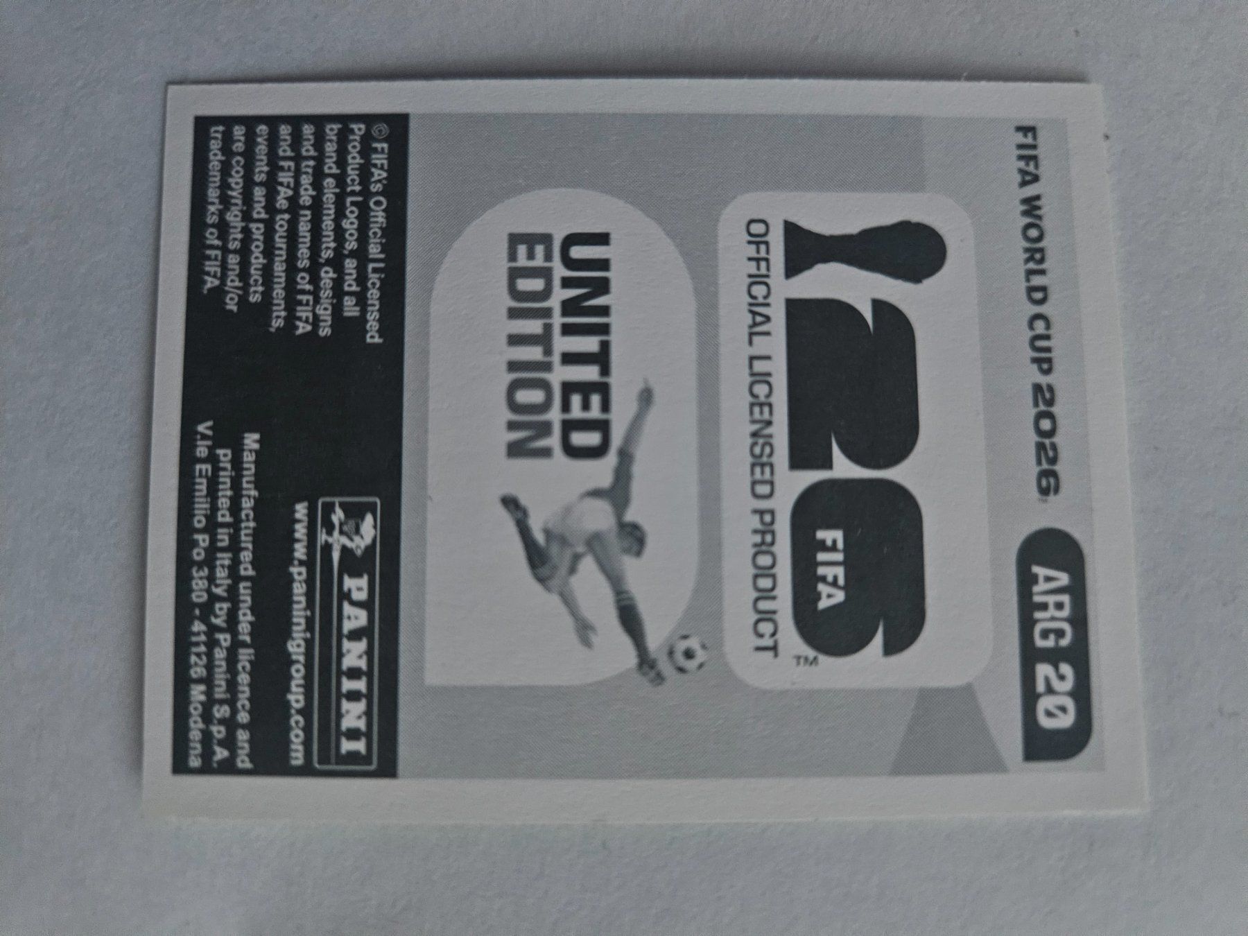 Panini Cartes à collectionner: ARG 20 – D'occasion à Würenlingen par Dinli 1