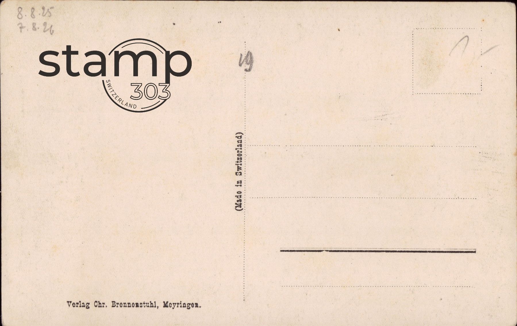 Ansichtskarten: AK Meiringen _ Unterer Reichenbachfall – Gebraucht aus Eggersriet von stamp303 1