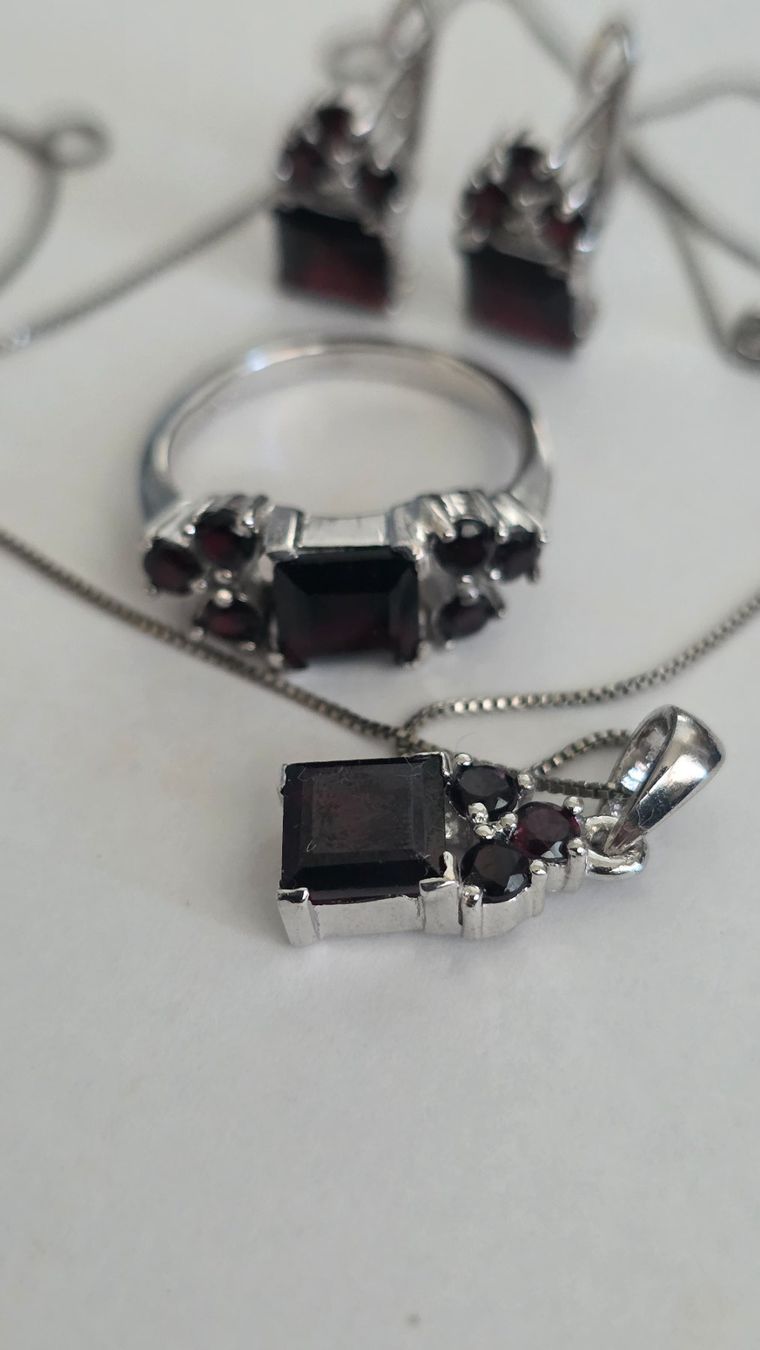 Altri gioielli: Wunderschönes Schmuckset, Ring, Kette, Ohrringe Silber 925 – Usato da Wittenbach venduto da rose_rosi 2