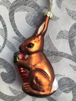 Hase mit Karotte Kaninchen Häschen Christbaumschmuck
