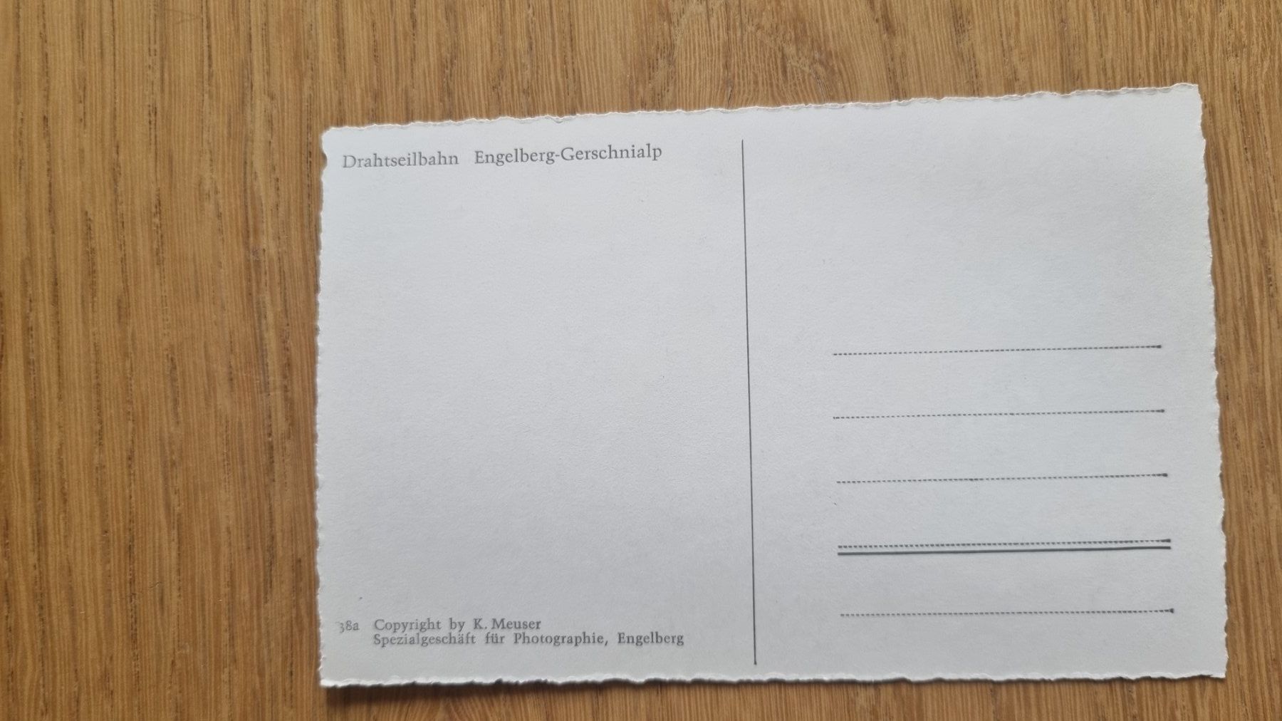 Cartoline postali: Alte Ansichtskarte Drahtseilbahn Engelberg-Gerschnialp Sc... – Usato da Bözberg venduto da heinz-d 1