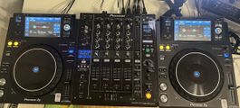 2x Pioneer XDJ-1000MK2 + DJM-900 Nexus – Top Zustand