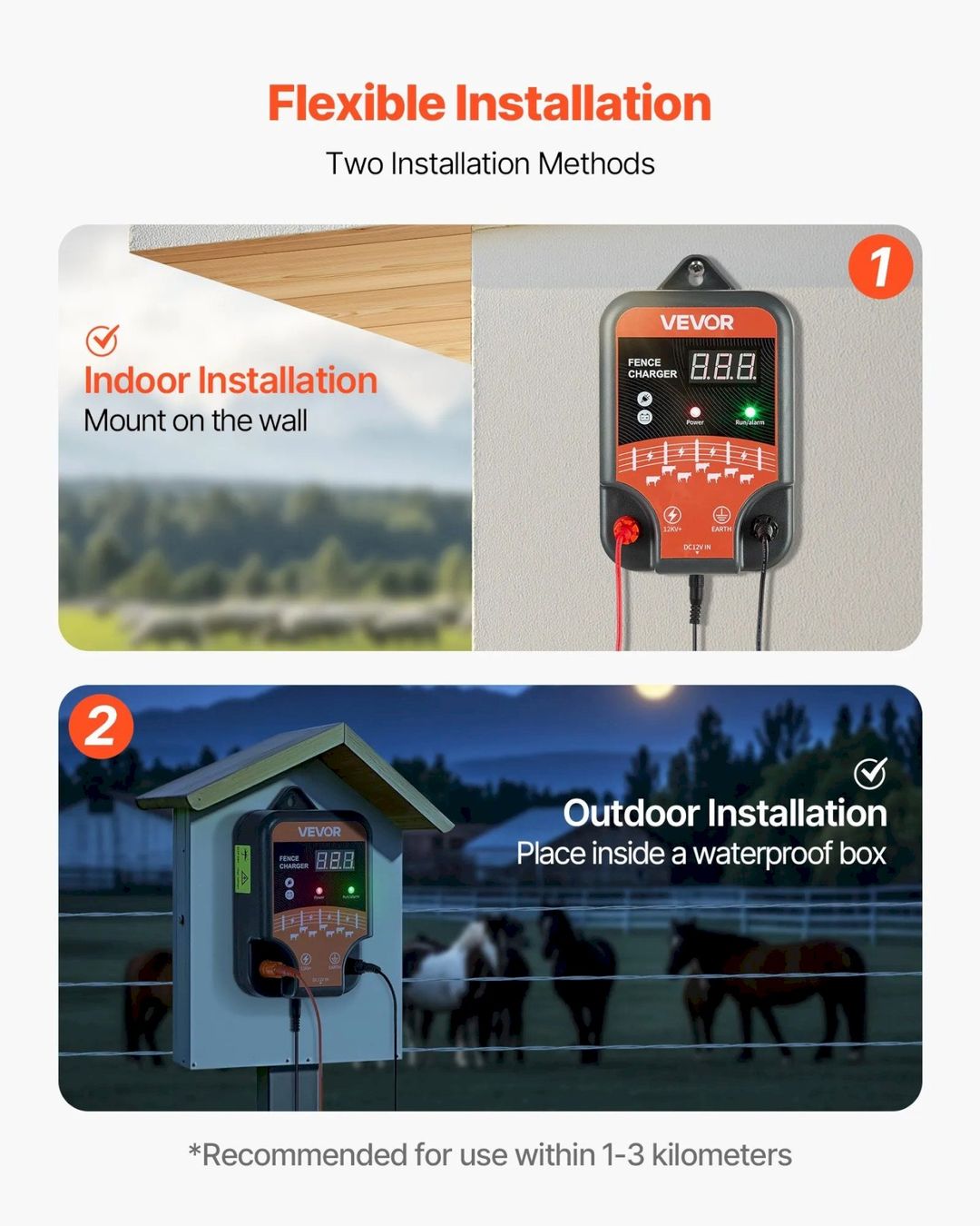 Altre attrezzature per stalle: VEVOR Weidezaungerät 12 kV – Nuovo e nell'imballaggio originale da Bottighofen venduto da zaap 5