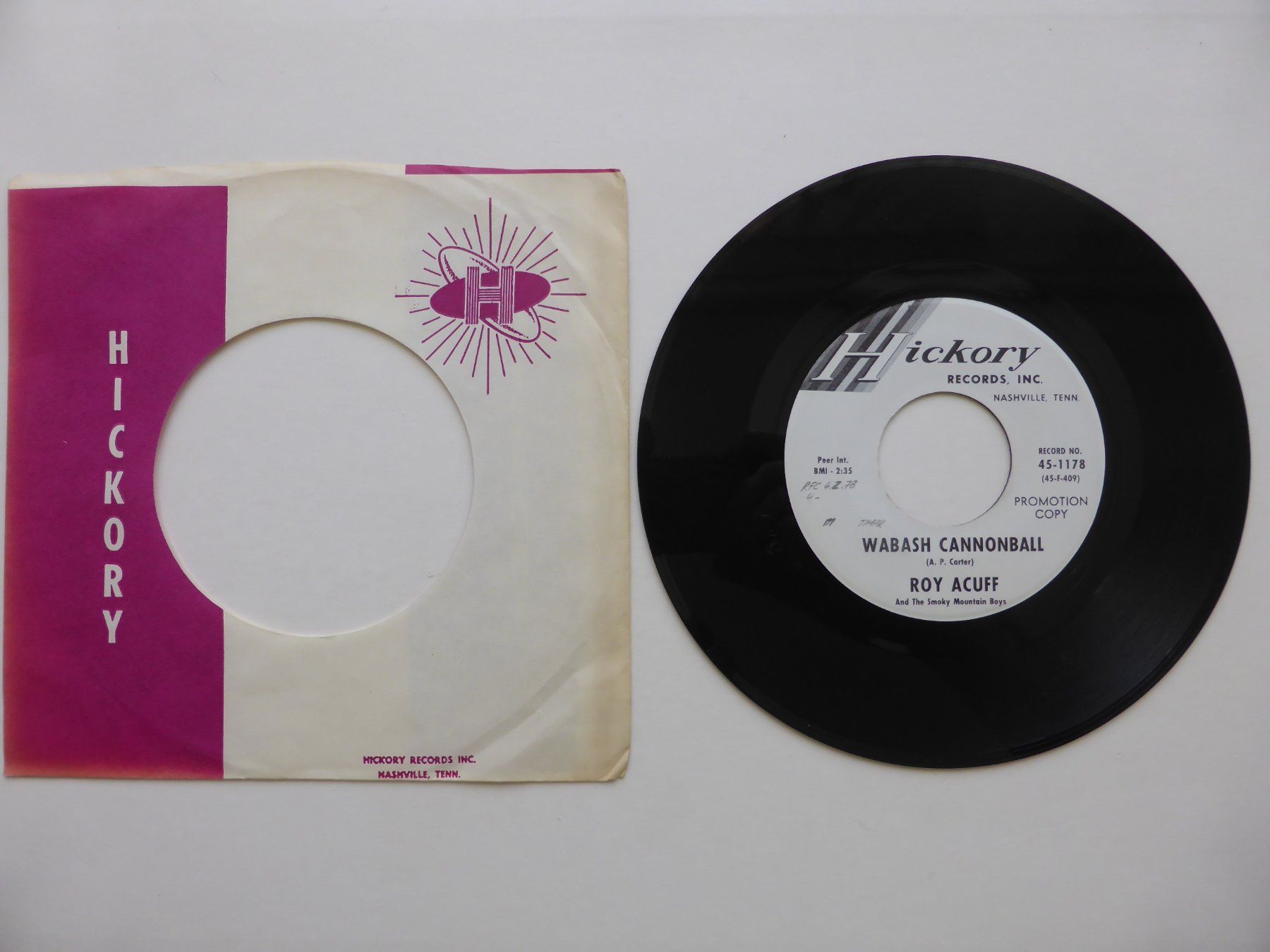 Dischi in vinile: VINYL SINGLE   ROY ACUFF – Usato da Küssnacht am Rigi venduto da Mondkinder